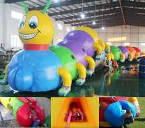 inflatable caterpillar